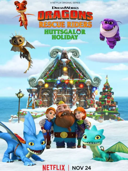 Phim Biệt đội giải cứu rồng: Lễ hội ở Huttsgalor - Dragons: Rescue Riders: Huttsgalor Holiday (2020)