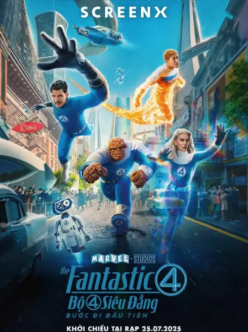 Phim Bộ Tứ Siêu Đẳng: Bước Đi Đầu Tiên - The Fantastic 4: First Steps (2025)