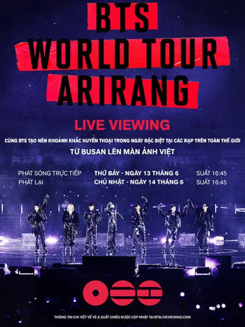Phim BTS World Tour ‘Arirang’ tại Busan: Xem trực tiếp - BTS World Tour ‘Arirang’ in Busan: Live Viewing (2026)