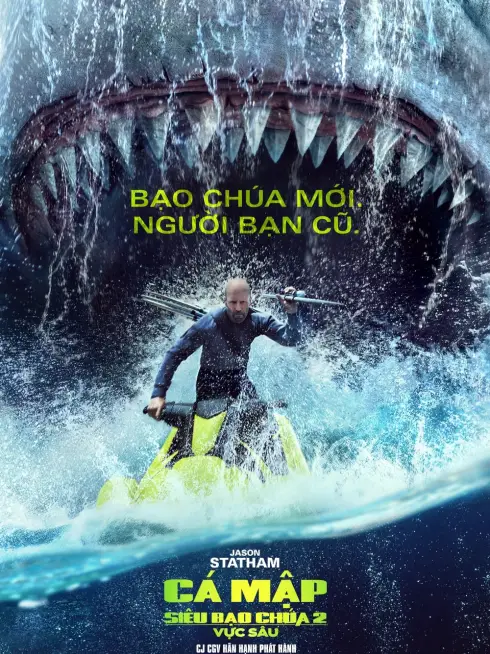 Phim Cá Mập Siêu Bạo Chúa 2: Vực Sâu - Meg 2: The Trench (2023)