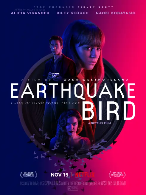 Phim Cánh chim nơi địa chấn - Earthquake Bird (2019)