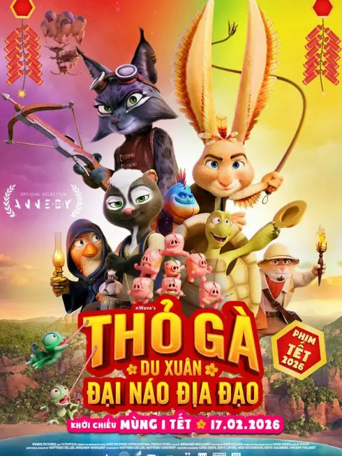Phim Thỏ Gà Du Xuân: Đại Náo Địa Đạo - Chickenhare and the Secret of the Groundhog (2025)