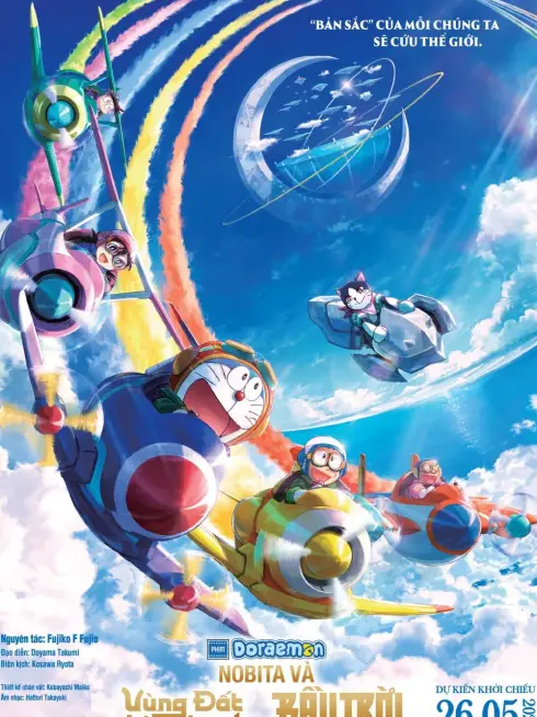 Phim Doraemon: Nobita và Vùng Đất Lý Tưởng Trên Bầu Trời - Doraemon: Nobita's Sky Utopia (2023)