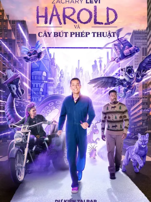 Phim Harold và Cây Bút Phép Thuật - Harold and the Purple Crayon (2024)