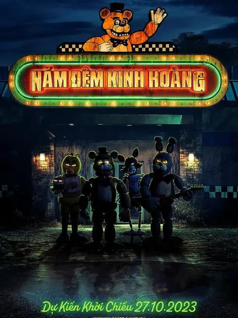 Phim Năm Đêm Kinh Hoàng - Five Nights at Freddy's (2023)