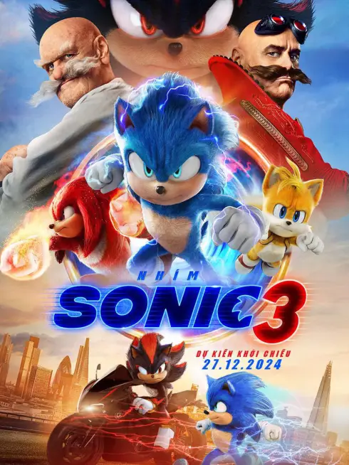 Phim Nhím Sonic 3 - Sonic the Hedgehog 3 (2024)