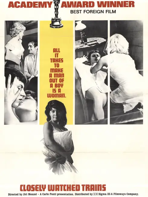 Phim Những Chuyến Xe Lửa Được Theo Dõi Chặt Chẽ - Ostře Sledované Vlaky (1966)