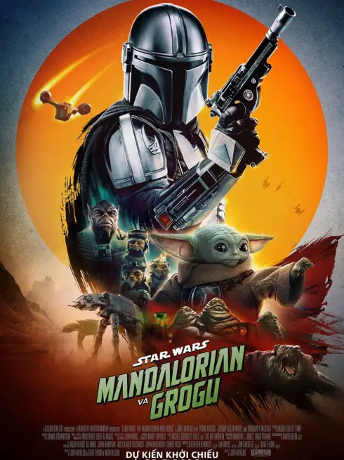 Poster Star Wars: Mandalorian và Grogu
