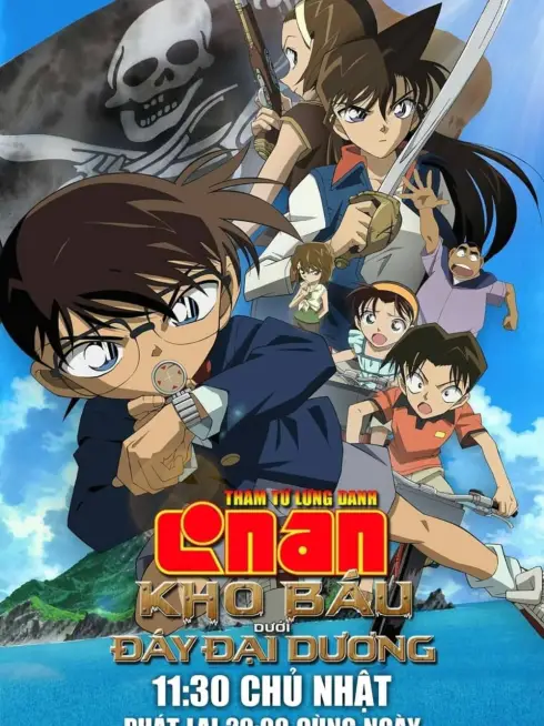 Phim Thám Tử Lừng Danh Conan 11: Kho Báu Dưới Đáy Đại Dương - Detective Conan: Jolly Roger in the Deep Azure (2007)