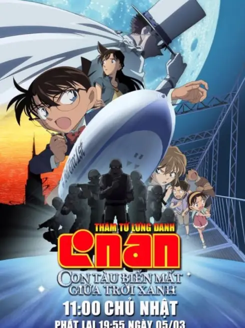 Phim Thám Tử Lừng Danh Conan 14: Con Tàu Biến Mất Giữa Trời Xanh - Detective Conan: The Lost Ship in the Sky (2010)