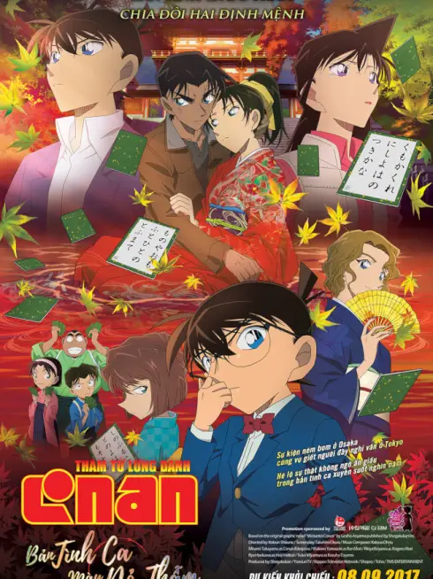 Phim Thám Tử Lừng Danh Conan 21: Bản Tình Ca Màu Đỏ Thẫm - Detective Conan: Crimson Love Letter (2017)