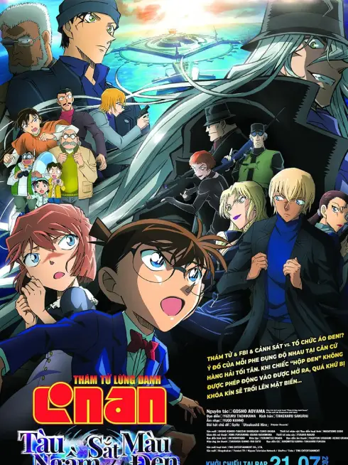 Phim Thám Tử Lừng Danh Conan 26: Tàu Ngầm Sắt Màu Đen - Detective Conan: Black Iron Submarine (2023)