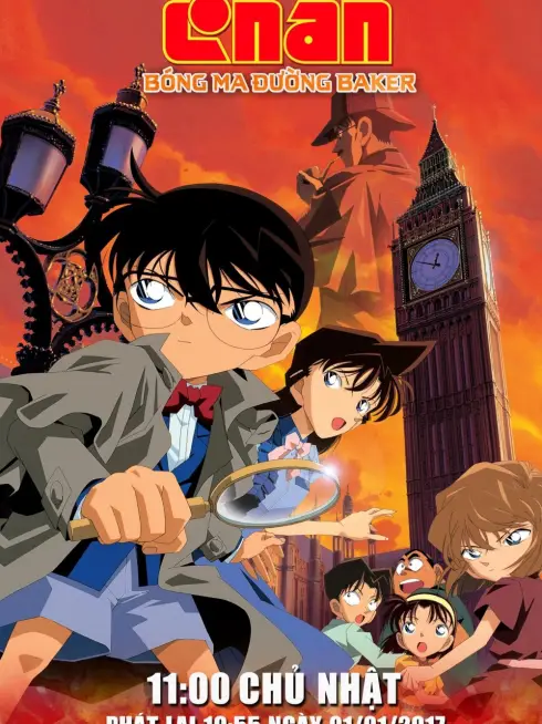 Phim Thám Tử Lừng Danh Conan 6: Bóng Ma Đường Baker - Detective Conan: The Phantom of Baker Street (2002)