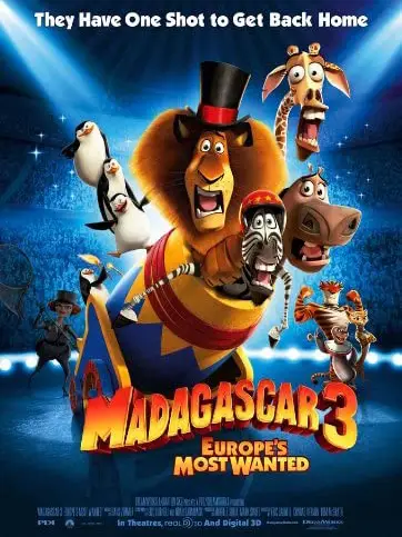 Phim Thần Tượng Châu Âu - Madagascar 3: Europe's Most Wanted (2012)